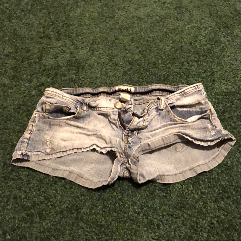 Blue jean shorts